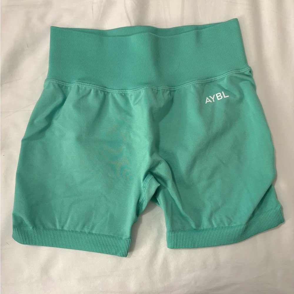 AYBL Mint Green Bike Shorts - Picture 2 of 4